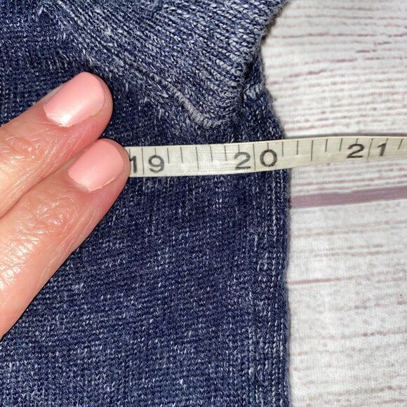 Age of wisdom quarter zip pullover lightweight men’s navy blue - Picture 8 of 11